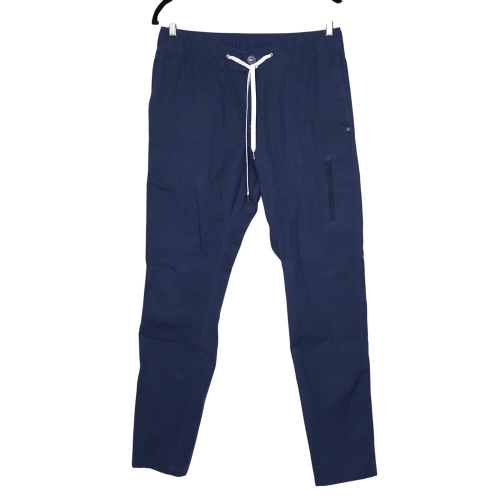 Vuori Navy Blue Ripstop Chinos